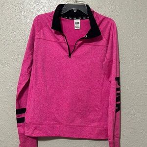 💗 pink 3/4 fleece lined pullover 💗